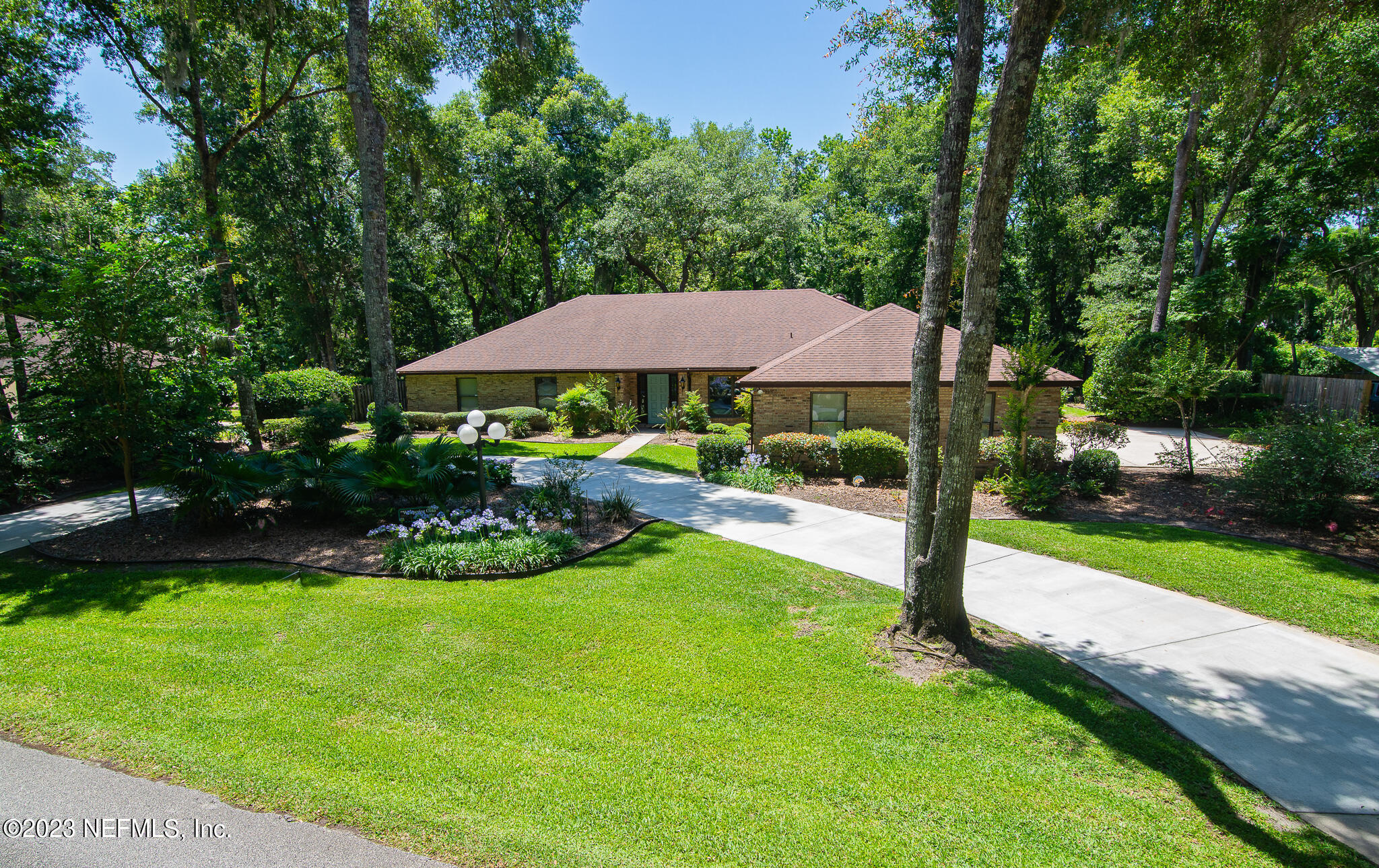 4233 Wicks Branch Road St. Augustine, FL 32086 - Photo 4 of 45 a view of backyard with green space