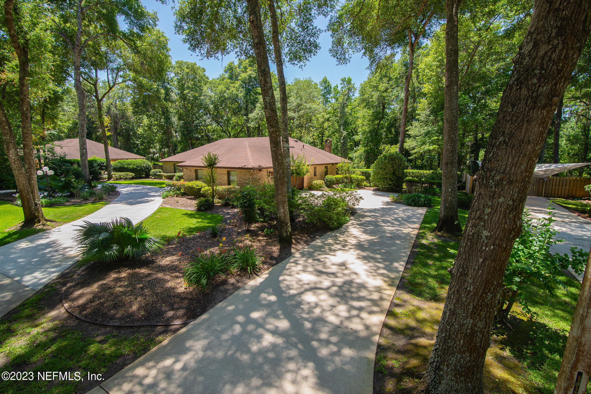 4233 Wicks Branch Road St. Augustine, FL 32086 - Photo 6 of 45 a view of backyard with green space