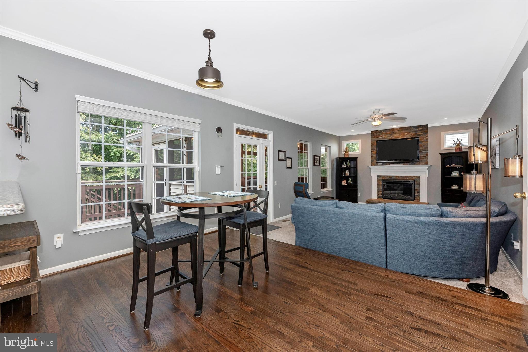 6416 Spring Forest Road Frederick, MD 21701 - Photo 11 of 49 Breakfast area flows into the family room.