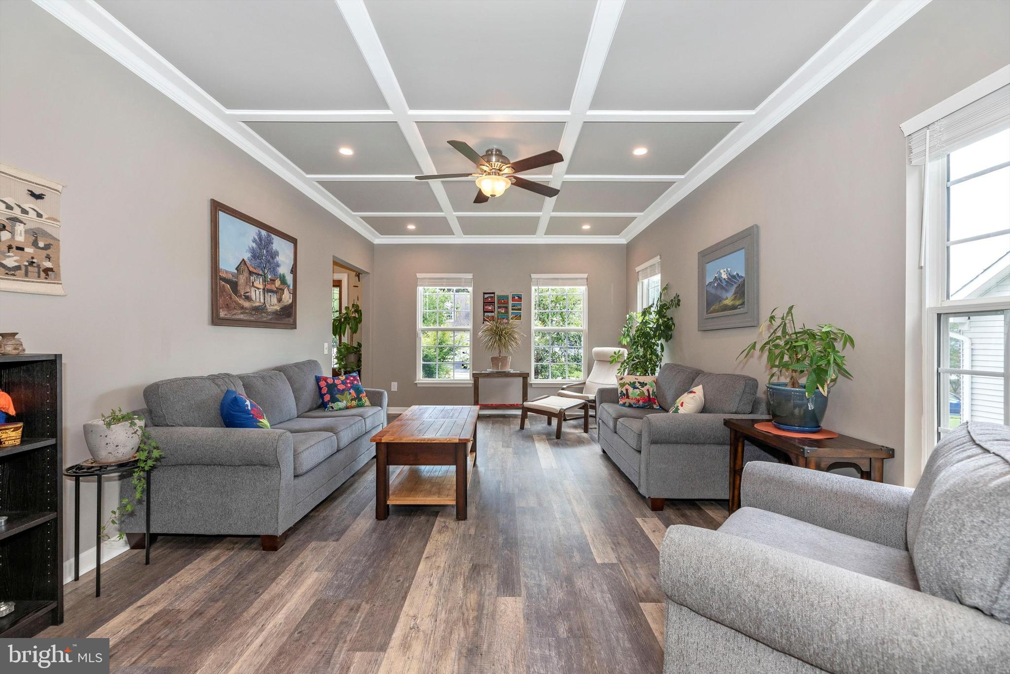 6416 Spring Forest Road Frederick, MD 21701 - Photo 4 of 49 Gorgeous living room with tray ceilings.