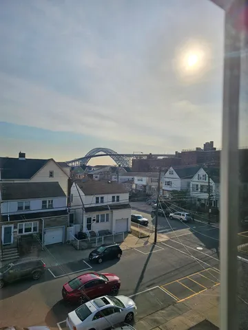 a view of a city from a terrace
