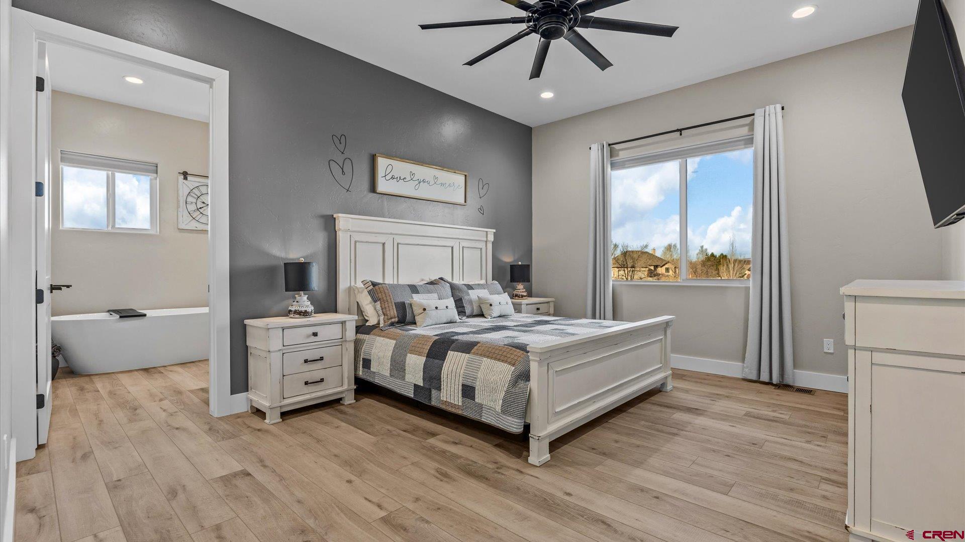 1774 Trapper Court Delta, CO 81416 - Photo 14 of 45 Large bedroom with views of the Grand Mesa.