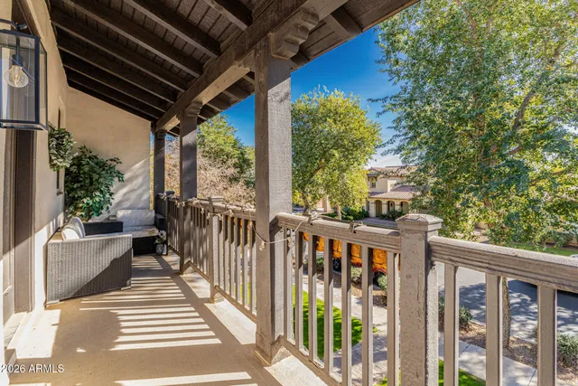 a view of a building with a street