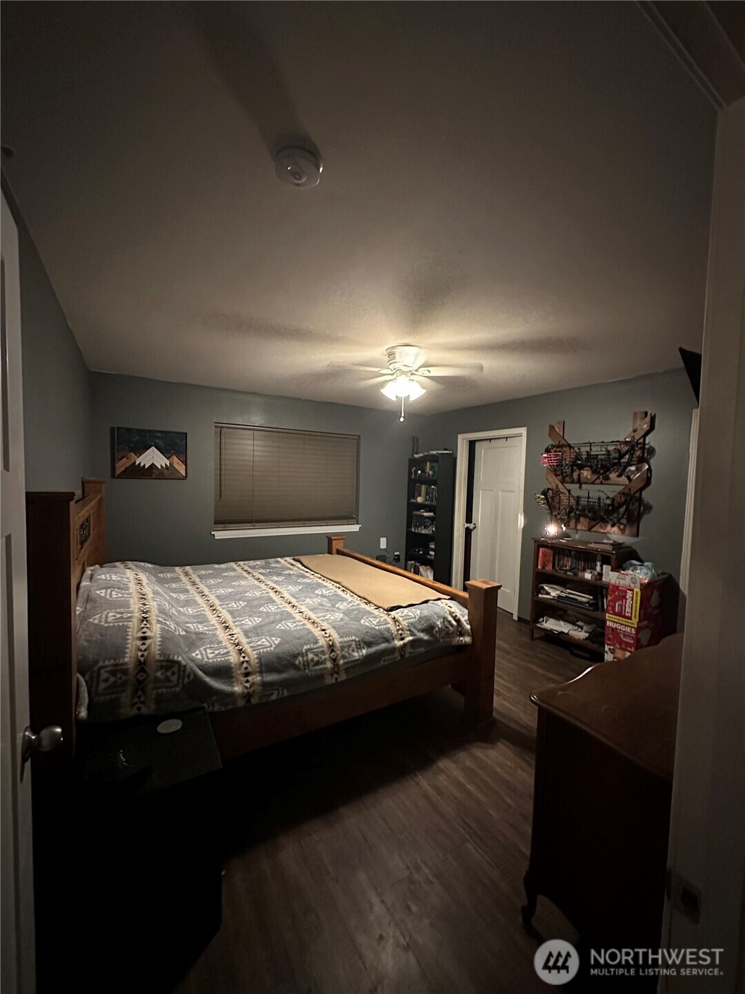 180 A Mossyrock Road West Mossyrock, WA 98564 - Photo 16 of 29 a bedroom with bed and a closet