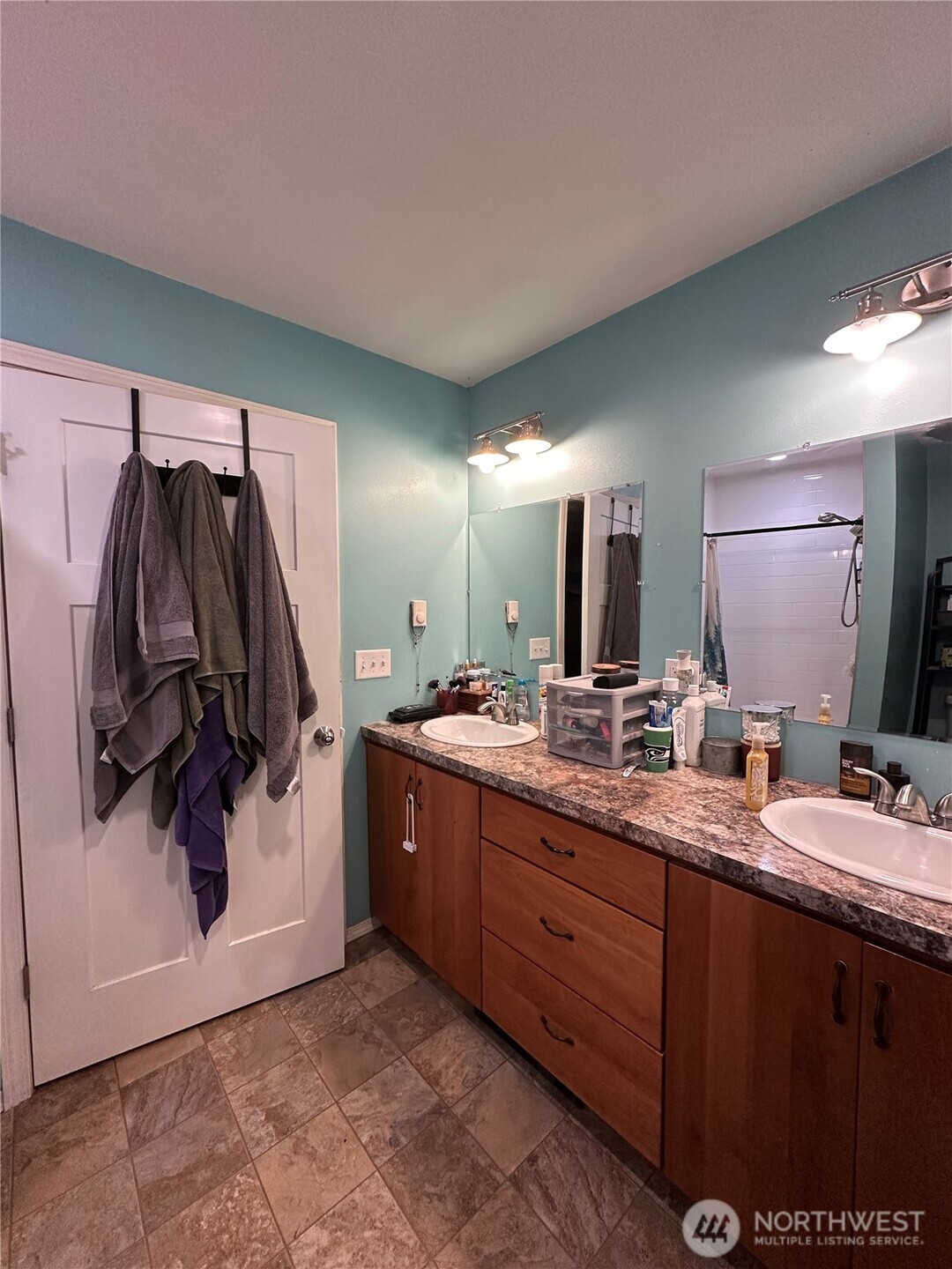 180 A Mossyrock Road West Mossyrock, WA 98564 - Photo 18 of 29 a bathroom with a sink and mirror