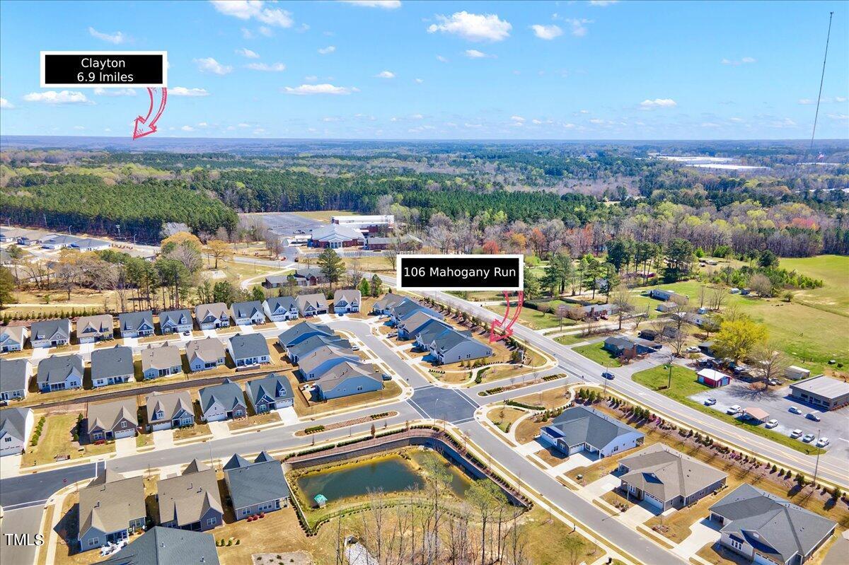 106 Mahogany Run Raleigh, NC 27610 - Photo 27 of 35 Aerial View