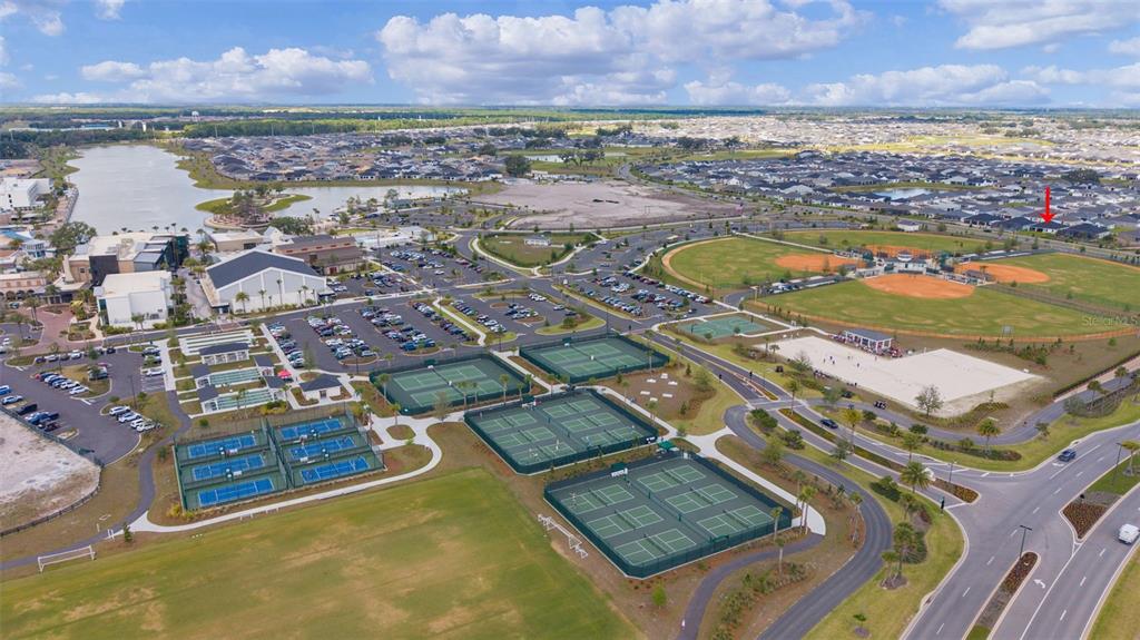 6776 Robinette Run, Unit ROBINETTE RUN The Villages, FL 34762 - Photo 41 of 52 an aerial view of residential houses with outdoor space