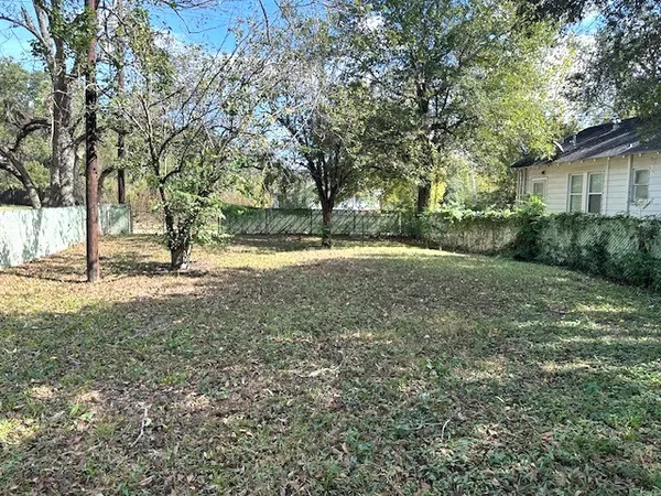 a view of yard with trees