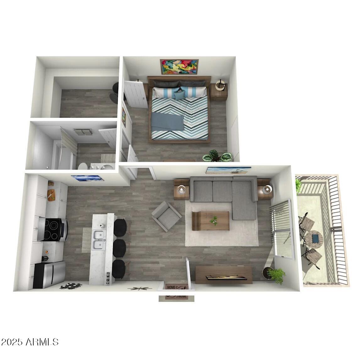 4620 West McDowell Road, Unit 1S Phoenix, AZ 85035 - Photo 26 of 26 Floor Plan