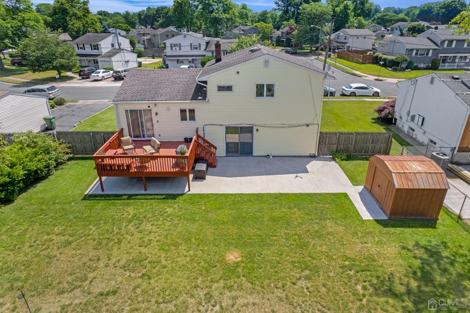 15 Brian Road Edison, NJ 08817 - Photo 15 of 19 an aerial view of a house with swimming pool and outdoor seating