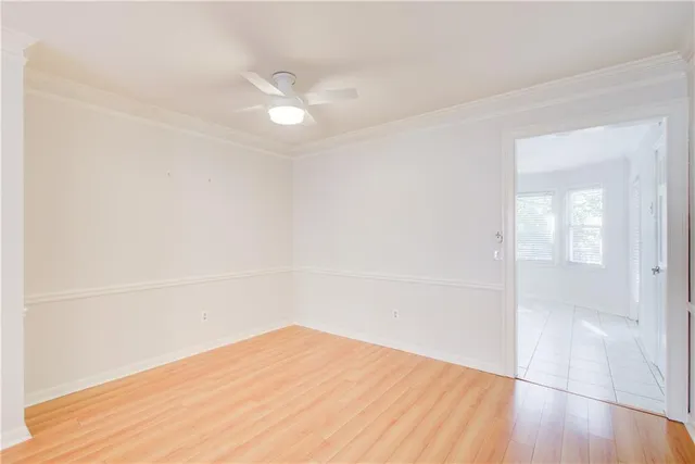 wooden floor in an empty room