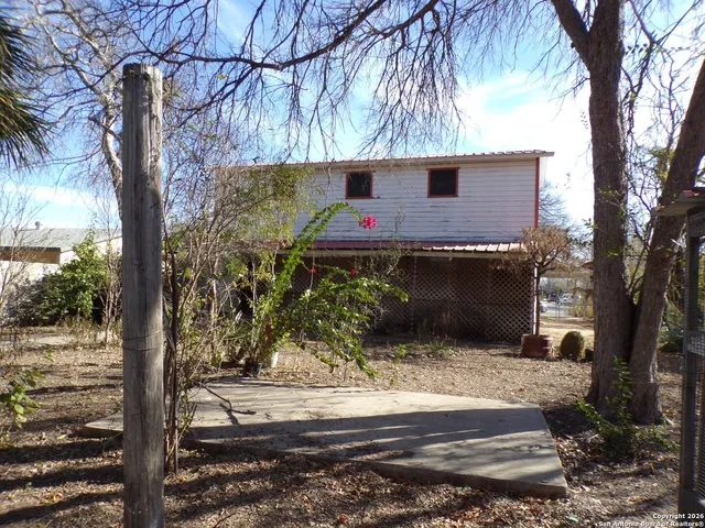 a backyard of a house