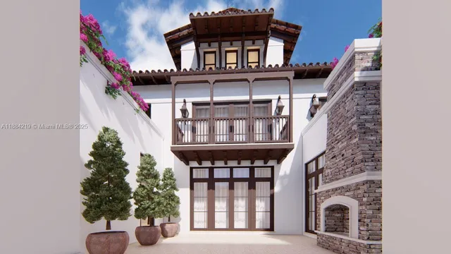 a view of a entryway of a house