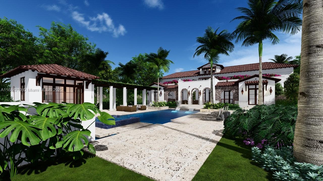 6460 Southwest 94th Street Pinecrest, FL 33156 - Photo 5 of 43 a front view of a house with garden