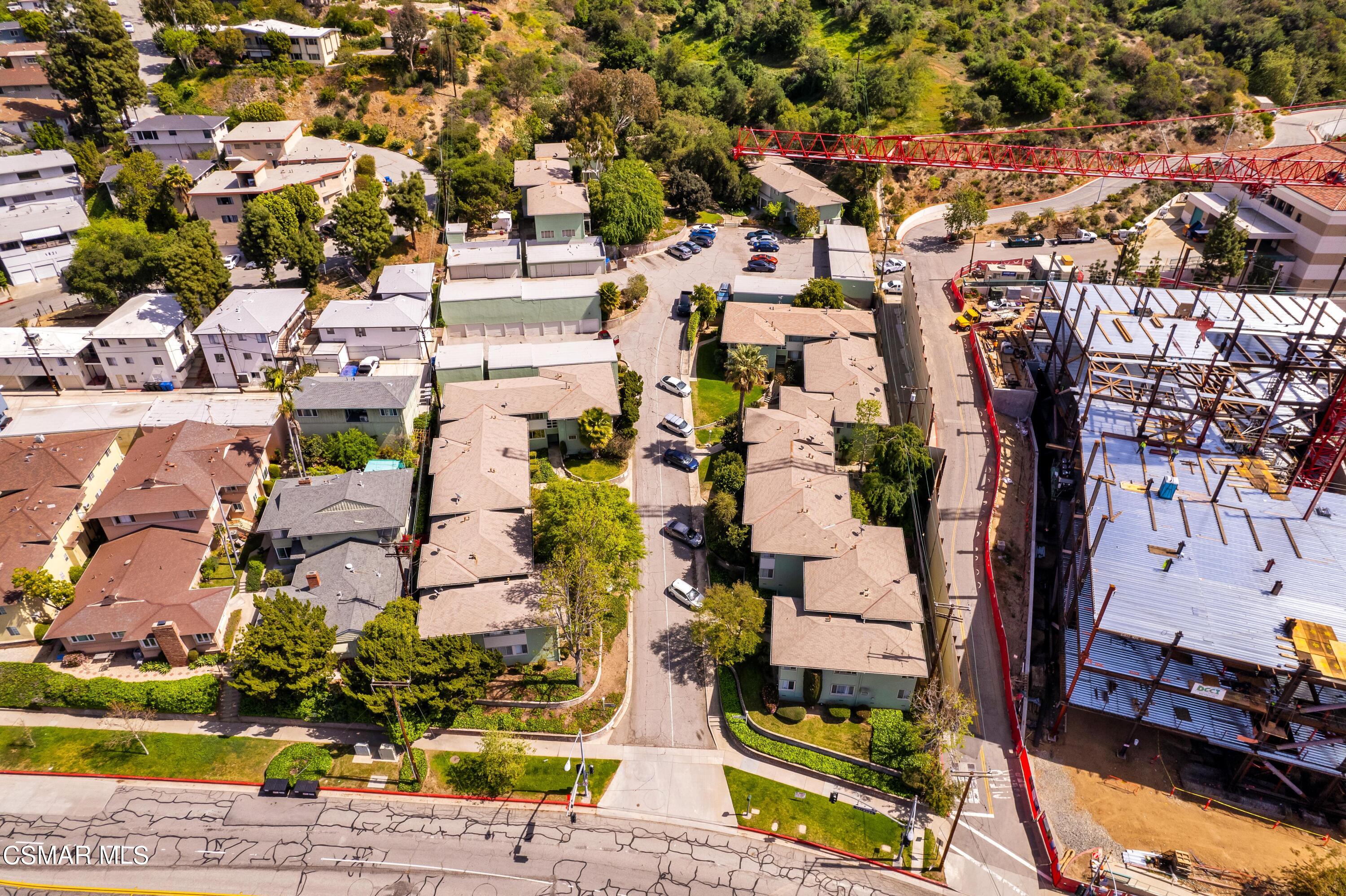 1550 North Verdugo Road Glendale, CA 91208 - Photo 6 of 61 an aerial view of residential houses with outdoor space
