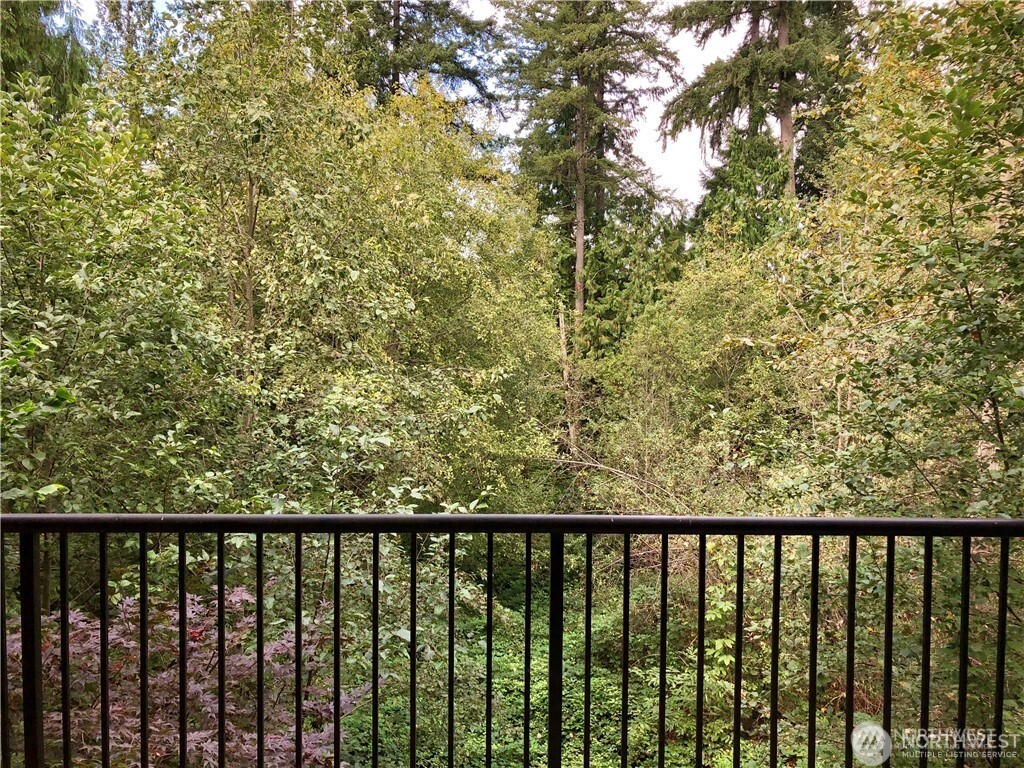 4321 Issaquah-Pine Lake Road Southeast, Unit 408 Sammamish, WA 98075 - Photo 11 of 33 a balcony with an outdoor space
