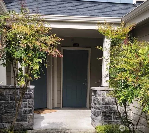 a view of a entryway front of house