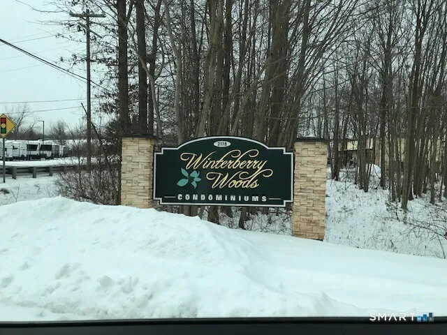 a view of outdoor space with sign board