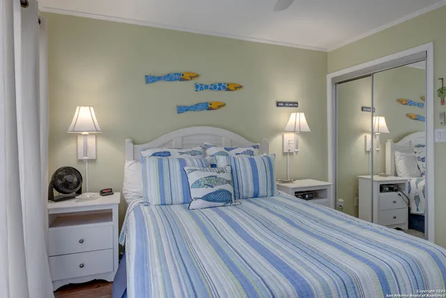 a view of a lake from a balcony