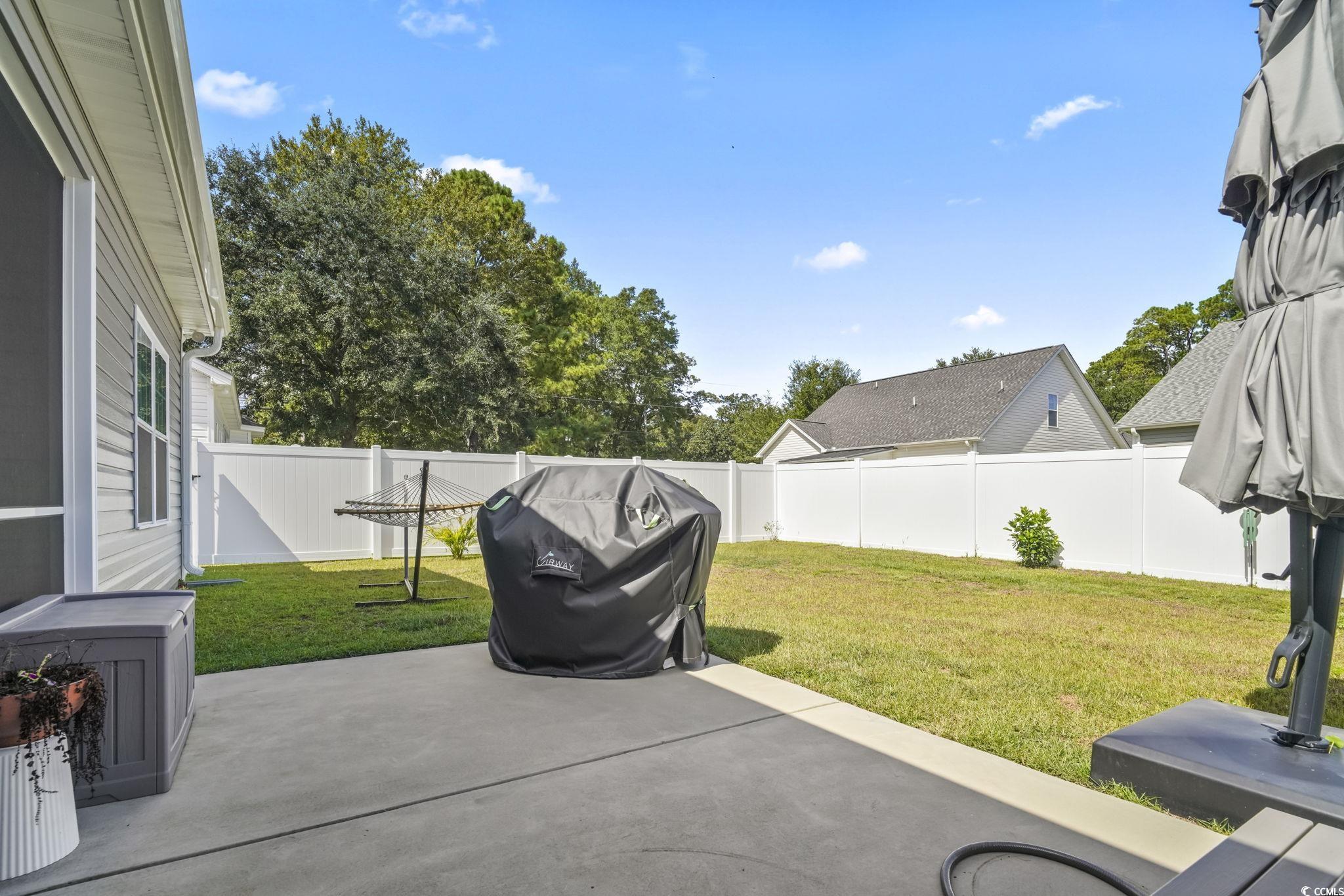 308 Concorde Drive Georgetown, SC 29440 - Photo 32 of 40 Fenced backyard with a nice patio area for grilling