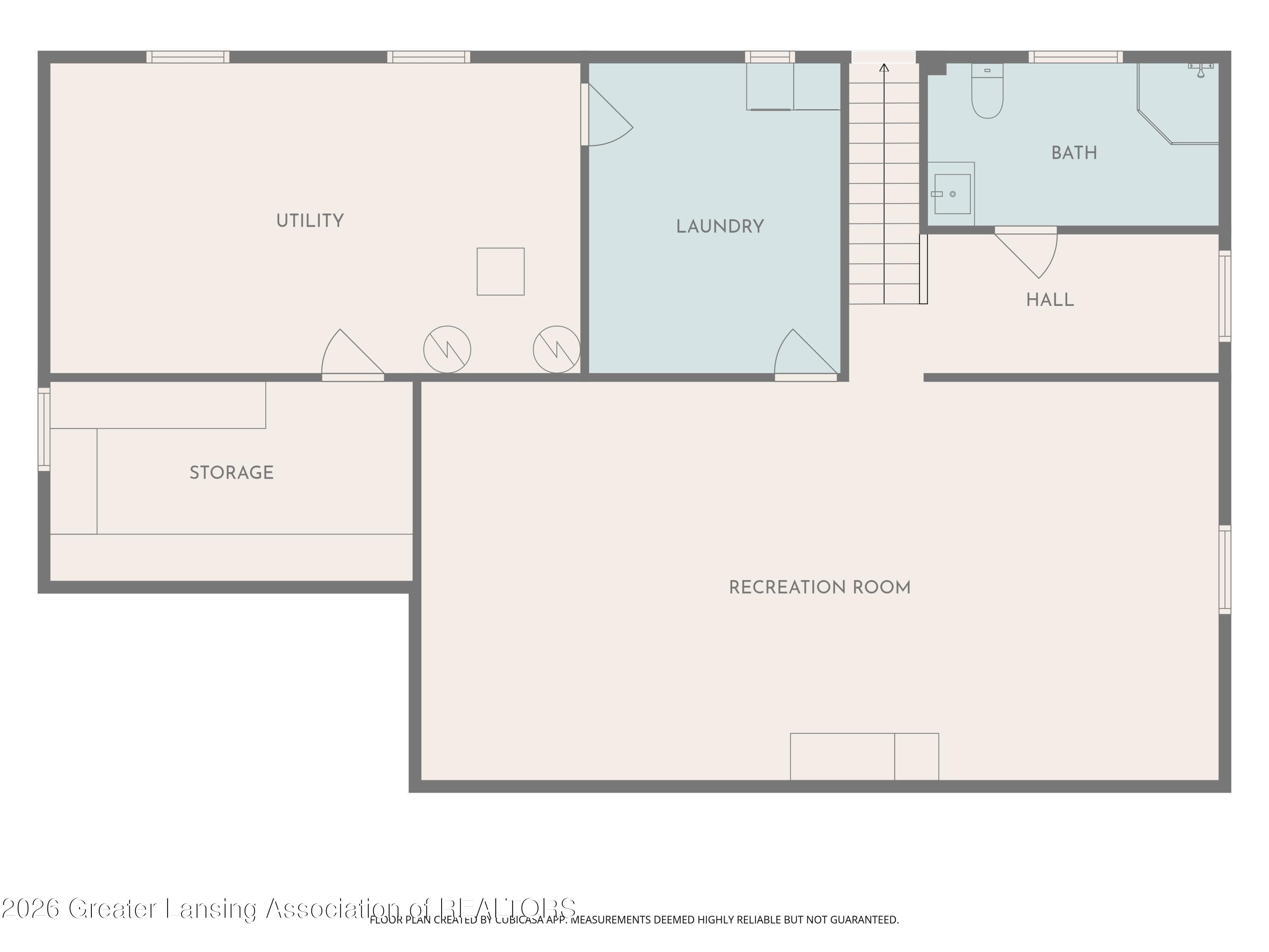 926 Dryer Farm Road Lansing, MI 48917 - Photo 26 of 26 Basement Floor Plan