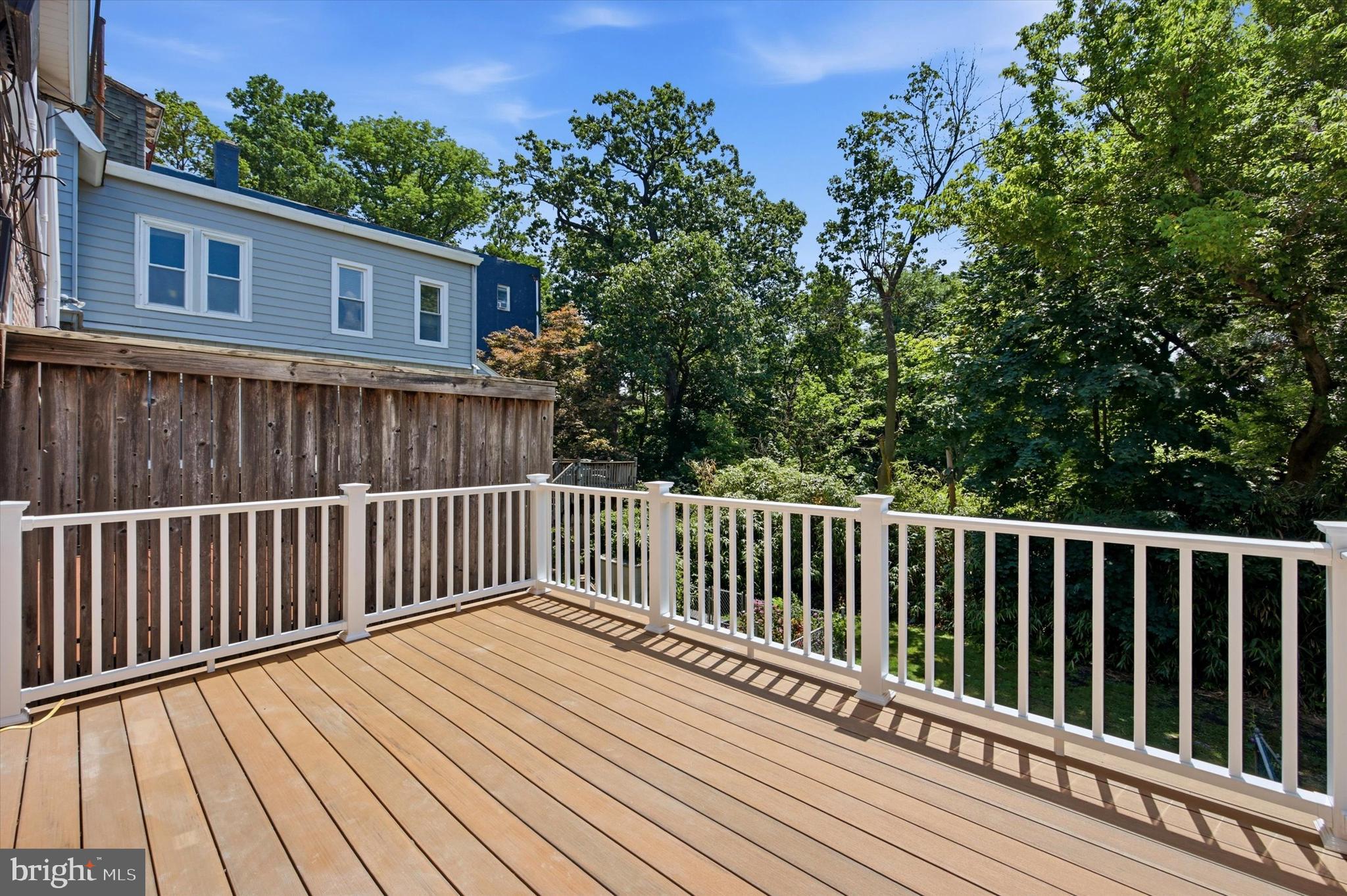 258 Rochelle Avenue Philadelphia, PA 19128 - Photo 11 of 26 Deck overlooking Fairmount Park