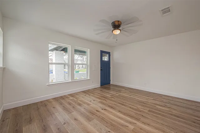 wooden floor in an empty room