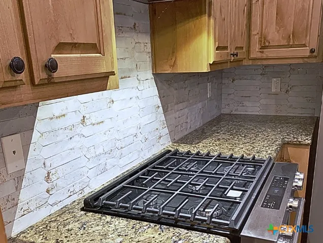 a close view of a stove