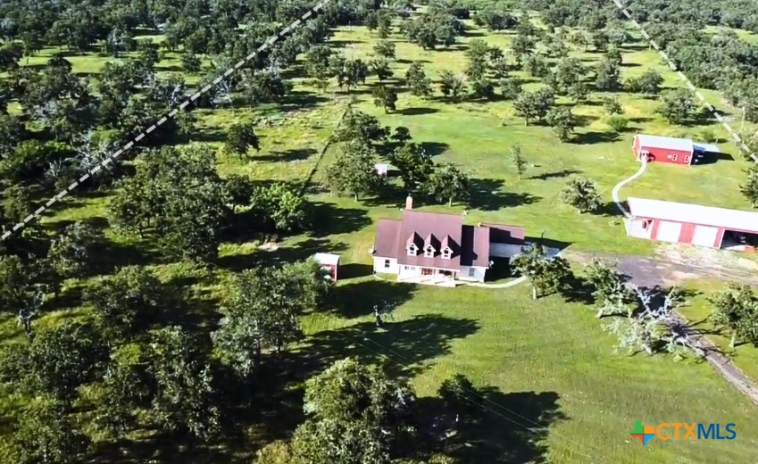 949 Abrameit Road Goliad, TX 77963 - Photo 2 of 30 an aerial view of a houses with yard
