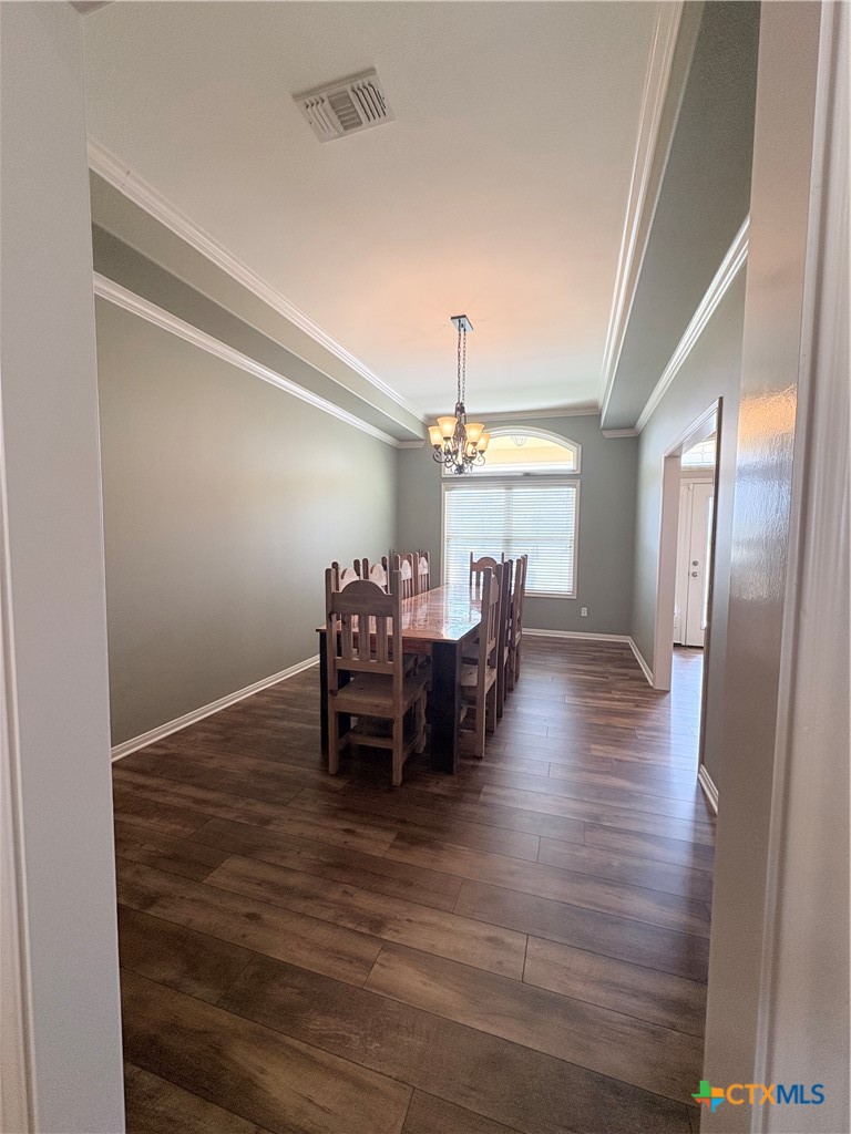 949 Abrameit Road Goliad, TX 77963 - Photo 47 of 48 a view of a dining room with furniture and chandelier