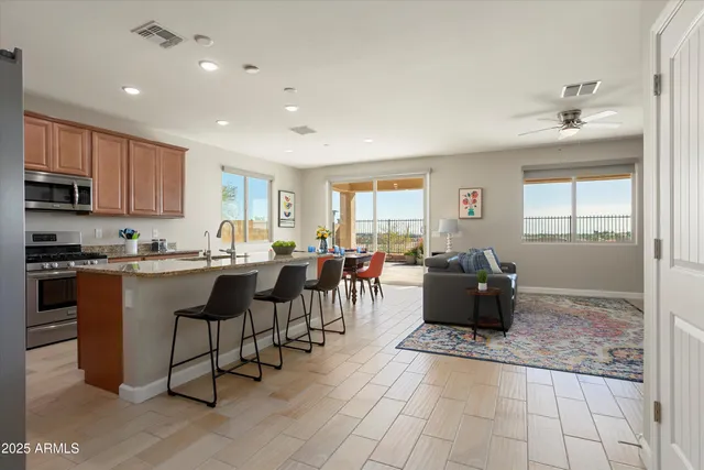 a room with furniture and a flat screen tv