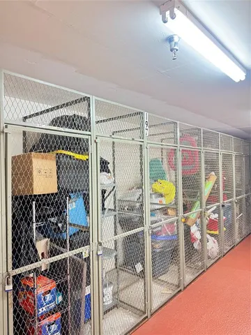 a view of storage and utility room