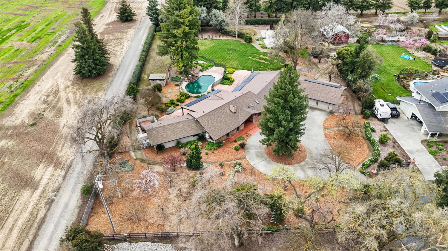 38385 Larue Way Davis, CA 95616 - Photo 3 of 89 an aerial view of residential house with outdoor space