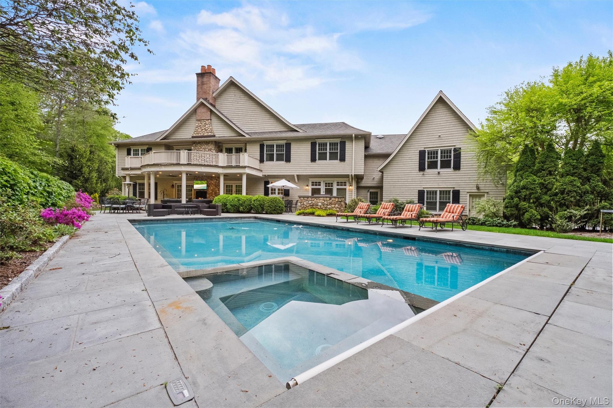7 Ridgeview Circle Armonk, NY 10504 - Photo 28 of 35 a view of pool with outdoor seating