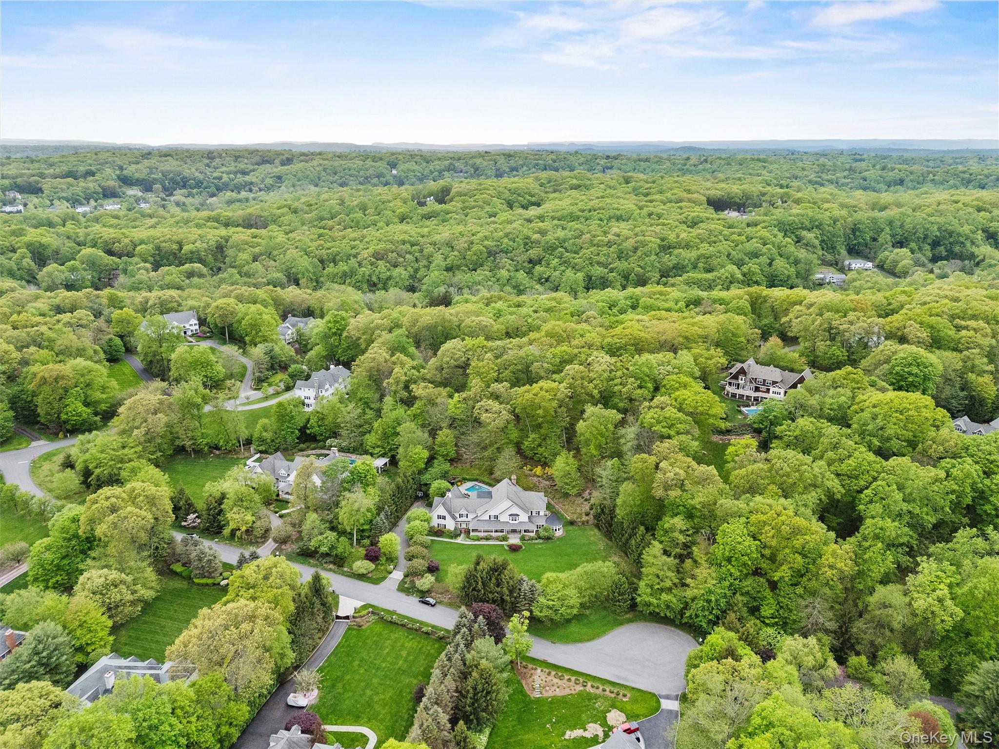 7 Ridgeview Circle Armonk, NY 10504 - Photo 32 of 35 an aerial view of residential houses with outdoor space and trees