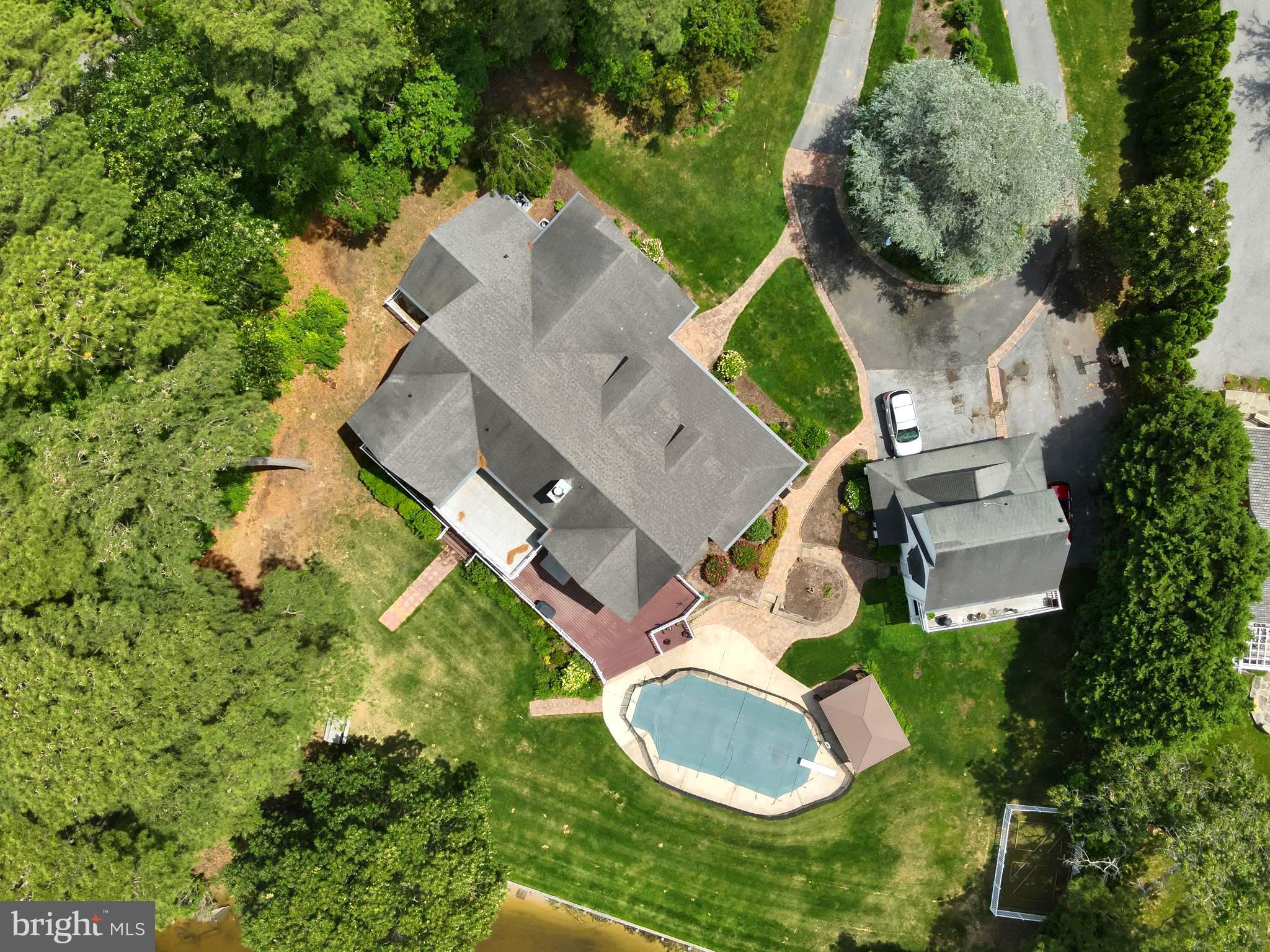 11114 Spring Branch Lane Berlin, MD 21811 - Photo 3 of 75 an aerial view of residential house with outdoor space and swimming pool