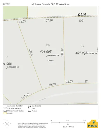 $39,500 | 12 Boulder Drive, Carlock, IL 61725