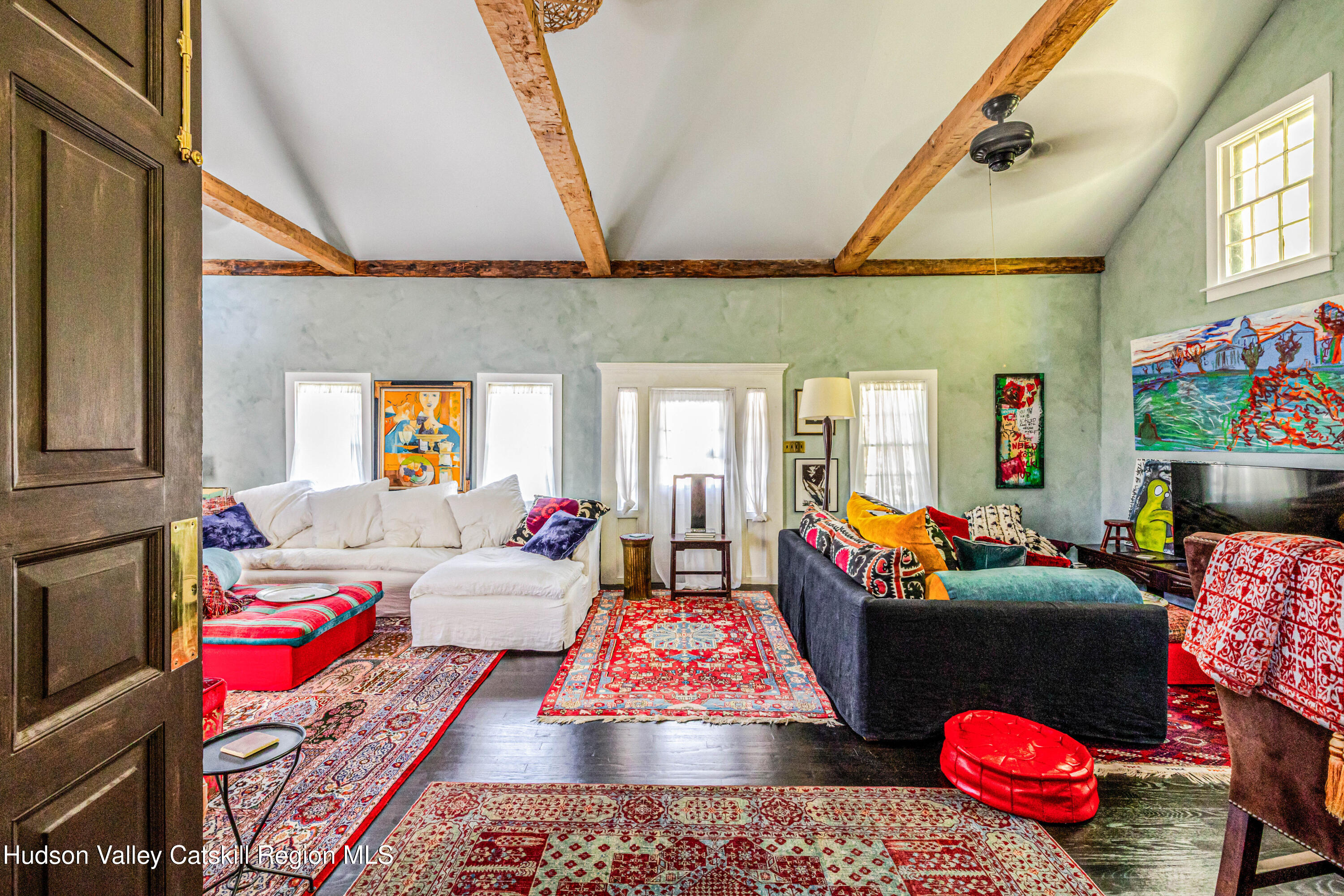 1 Wittenberg Road Bearsville, NY 12409 - Photo 14 of 72 a living room filled with furniture and a rug