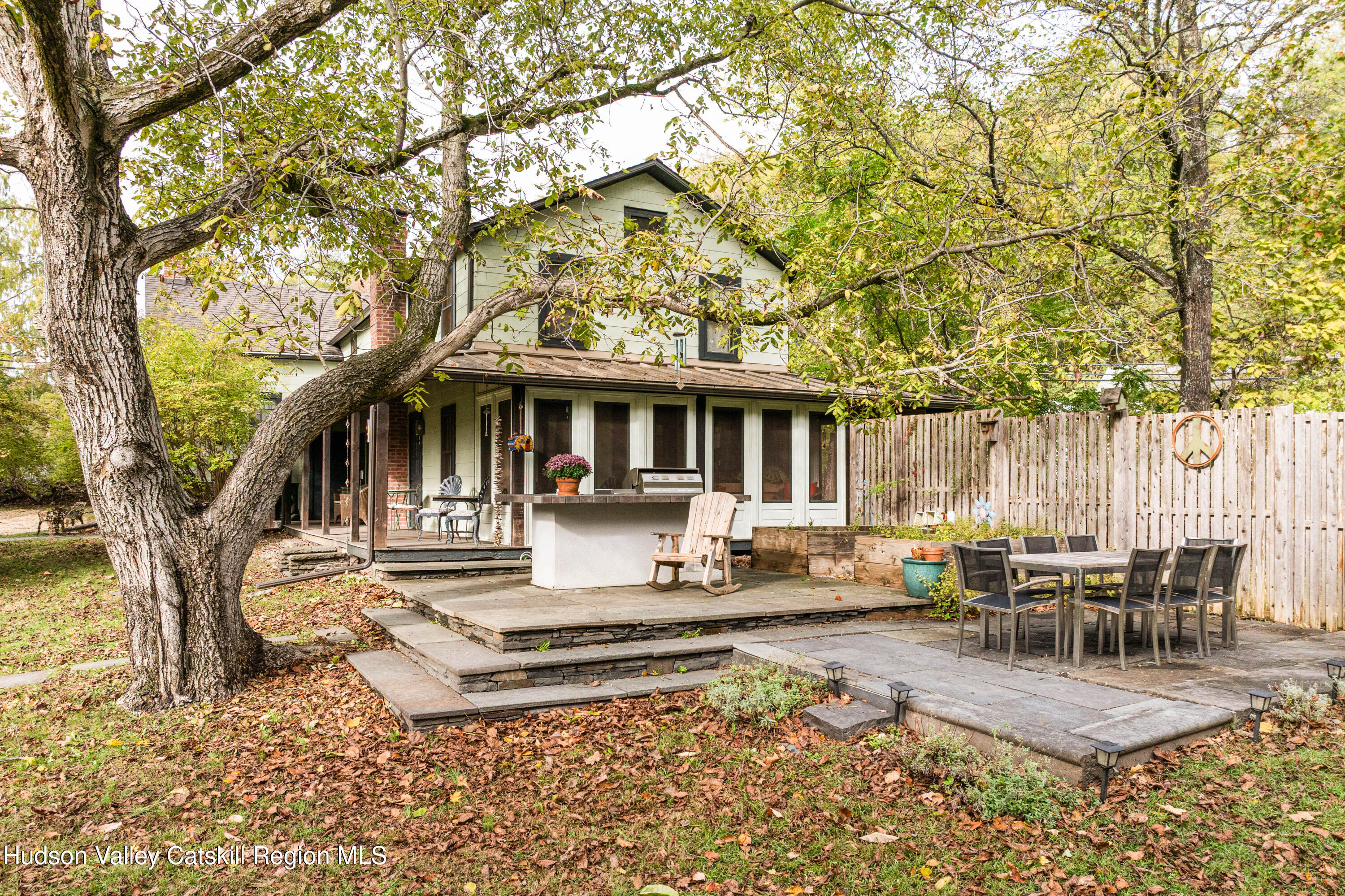1 Wittenberg Road Bearsville, NY 12409 - Photo 52 of 72 a view of a house with backyard porch and sitting area