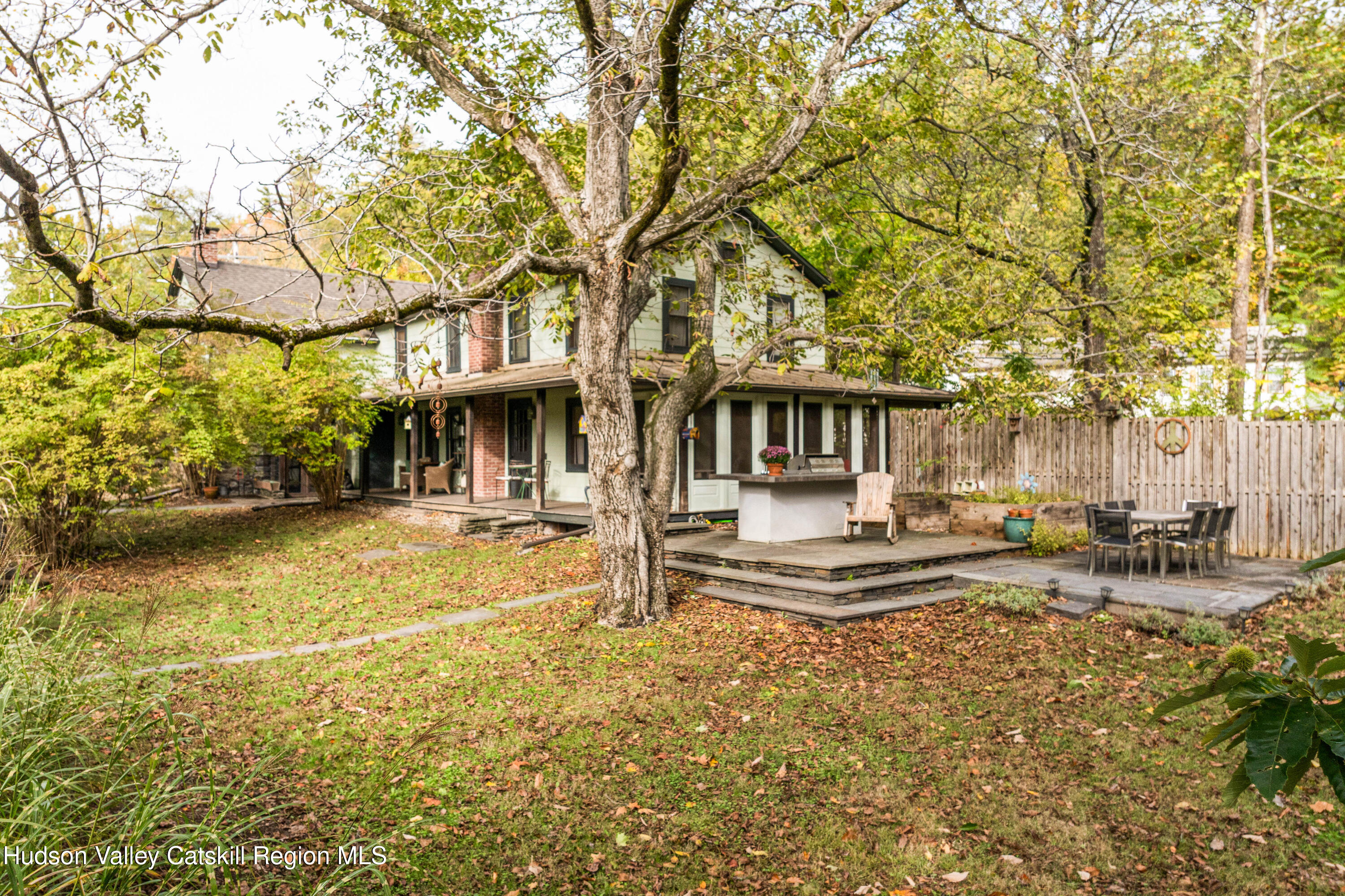 1 Wittenberg Road Bearsville, NY 12409 - Photo 60 of 72 a front view of a house with a garden