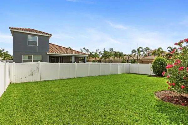 a house view with a garden space