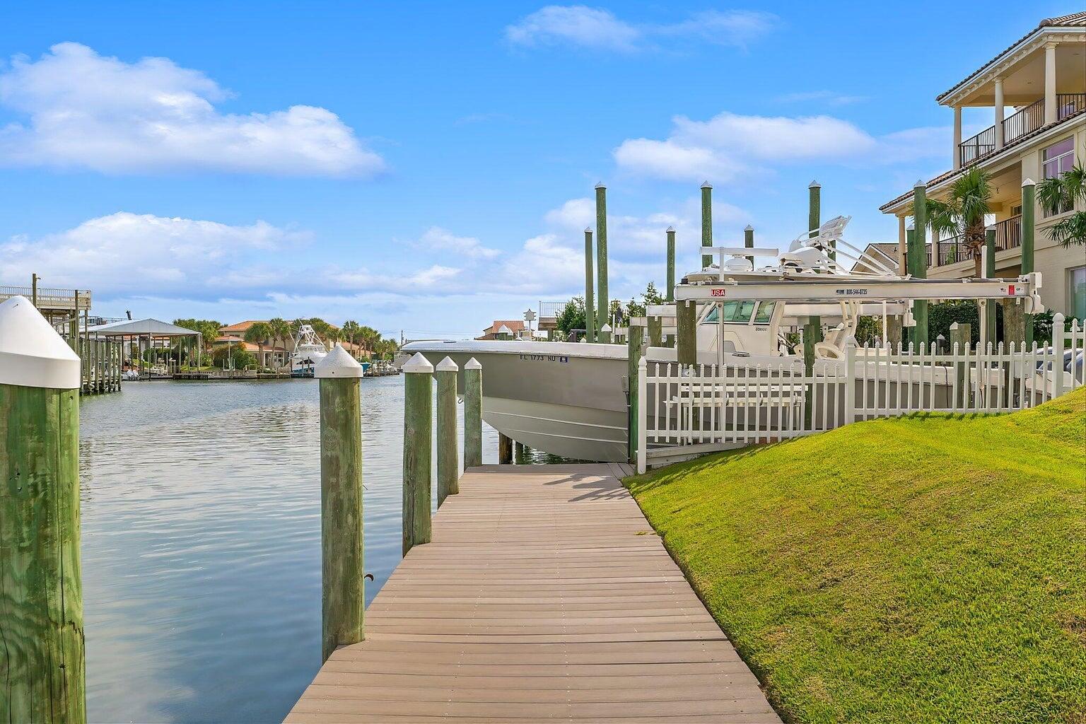 20 Norriego Road Destin, FL 32541 - Photo 55 of 62 Dock/Boat Lift Canal View