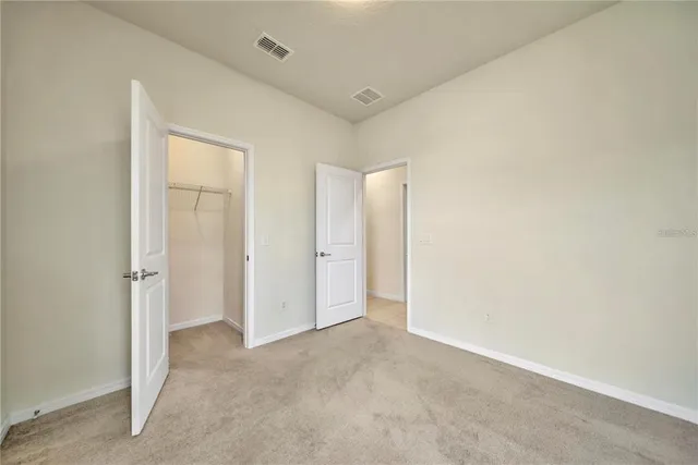 a view of an empty room