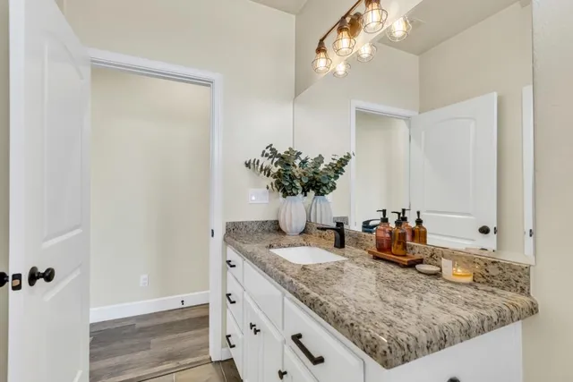 a view of a terrace with chairs