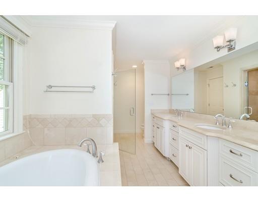 3 Dewing Path Wellesley, MA 02482 - Photo 12 of 25 a bathroom with a granite countertop sink mirror bathtub and double