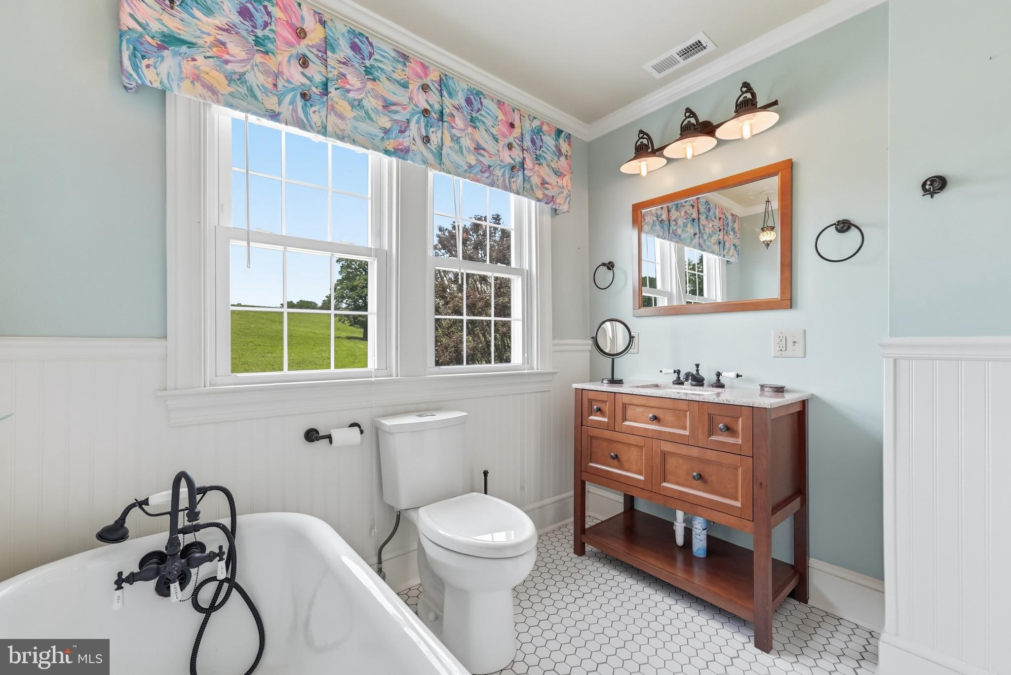 6117 South F T Valley Road Etlan, VA 22719 - Photo 31 of 36 Beautiful views from the upstairs bathroom