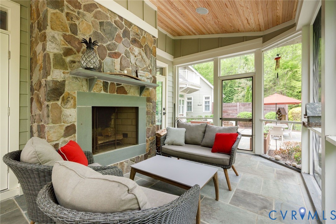 328 South Gaskins Road Henrico, VA 23238 - Photo 19 of 66 Screened in porch, off family room