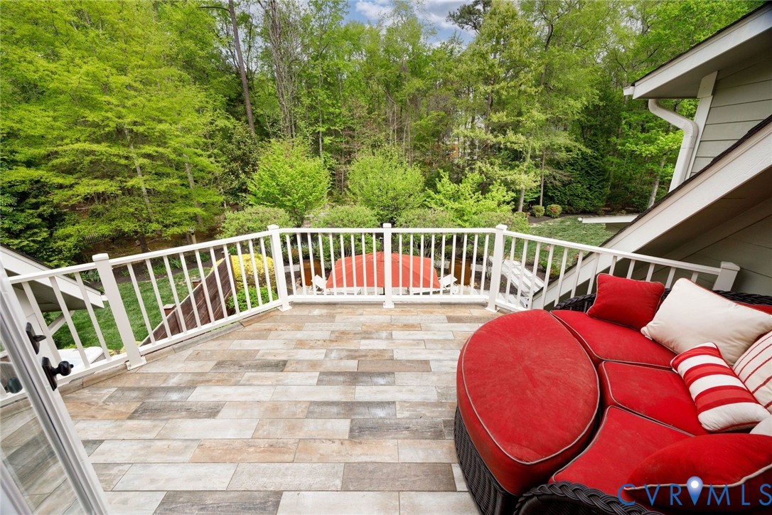 328 South Gaskins Road Henrico, VA 23238 - Photo 39 of 66 Private deck off second story den/family room
