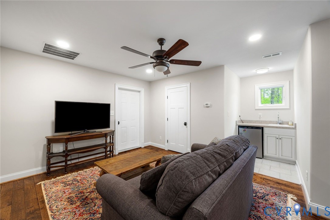 328 South Gaskins Road Henrico, VA 23238 - Photo 41 of 66 Au pair suite living room, kitchenette