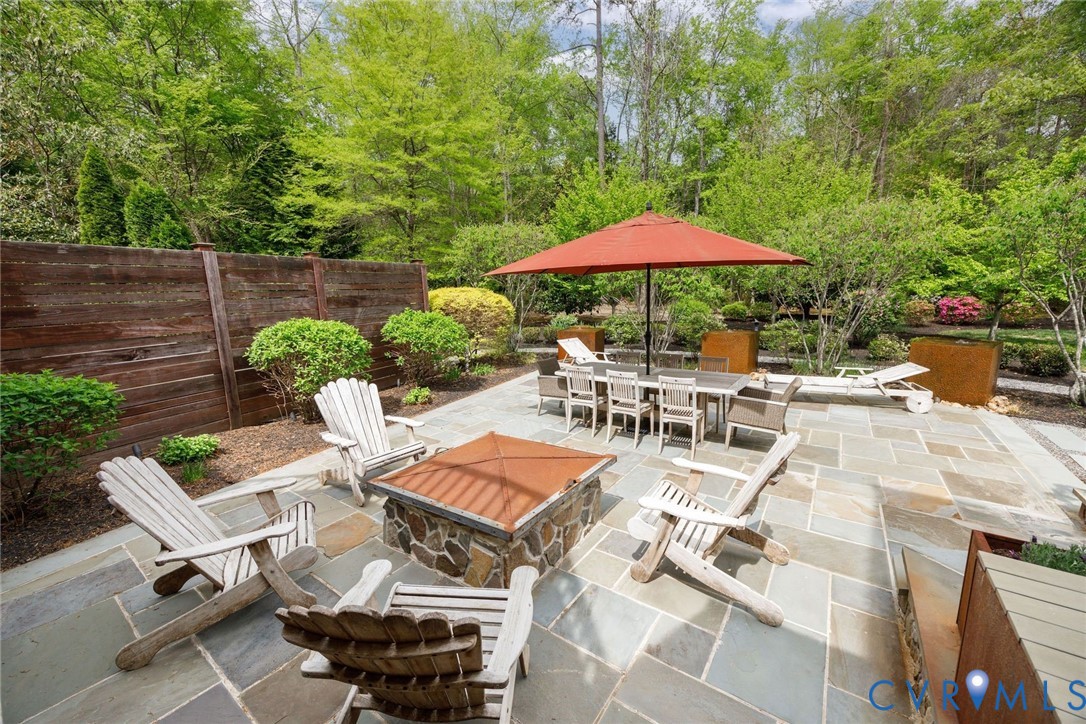 328 South Gaskins Road Henrico, VA 23238 - Photo 49 of 66 Bluestone patio with water feature